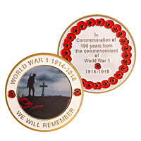 Moneda Conmemorativa de la Primera Guerra Mundial - Moneda de Hierro para Bodas y Cumpleaños