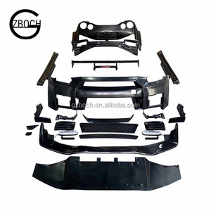 Parachoques de coche para <span class=keywords><strong>Nissan</strong></span> <span class=keywords><strong>GTR</strong></span> GT-R <span class=keywords><strong>R35</strong></span> Facelift <span class=keywords><strong>Nismo</strong></span> CF & PP, alerón delantero y trasero - Product Image 1