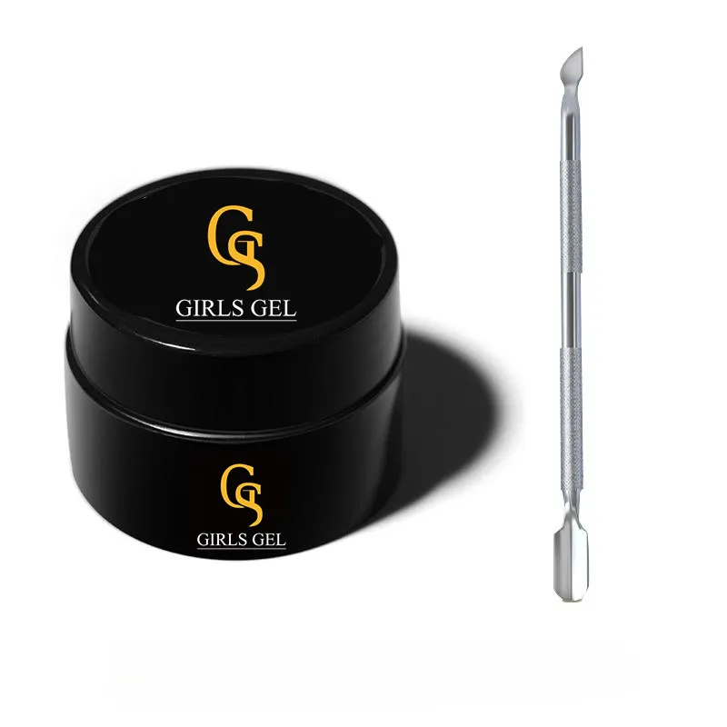 GS Girlsgel Etiqueta Privada 3D DIY Soak Off Build Gel pintura de uñas Gel de tallado suave antiadherente mano extensión sólida Gel de uñas