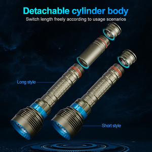 100m dưới nước làm việc Ánh sáng chất lượng hàng đầu <span class=keywords><strong>XM</strong></span> <span class=keywords><strong>L2</strong></span> hạt Max sáng pin dung lượng cao IPX8 cho nhiệm vụ lặn sâu lặn đèn pin - Product Image 6