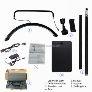 Lámpara de Escritorio LED Plegable con Forma de Media Luna, Control Remoto, Luz LED para el Hogar, Esteticista, Secador de Uñas y Pestañas UV - Product Image 5