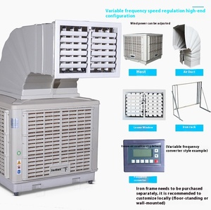 Enfriador de <span class=keywords><strong>aire</strong></span> evaporativo Mall Farm Factory Desert Industrial Aires acondicionados Sistemas de <span class=keywords><strong>aire</strong></span> <span class=keywords><strong>acondicionado</strong></span> portátiles <span class=keywords><strong>con</strong></span> <span class=keywords><strong>agua</strong></span> de 280L - Product Image 3