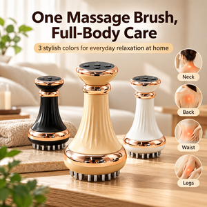 Cepillo de Masaje Eléctrico Inalámbrico, Dispositivo de Masaje Gua Sha, Terapia de Calor, Masajeador Portátil para Cuello y Espalda, para Cuerpo Completo - Product Image 5