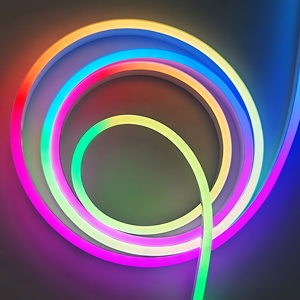 شريط إضاءة نيون مرن ذكي KCX مع تحكم عبر التطبيق، شريط <span class=keywords><strong>LED</strong></span> مرن RGBIC 24 فولت مقاوم للماء IP68 لغرف الألعاب - Product Image 2