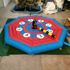 EASYFUN Juego Inflable Personalizado Wipeout Bike Standing Challenge con Brazo de Barrido, Juego de Carnaval Wipeout para <span class=keywords><strong>Alquiler</strong></span> - Product Image 6