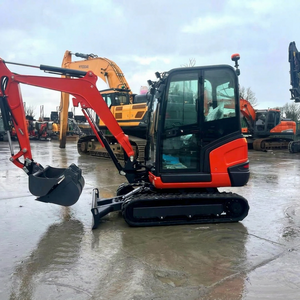 Miniexcavadora Kubota KX030-4 Usada en Buen Estado, Tipo Oruga, Color Rojo, Capacidad de Cucharón de 0.12m³, Componente Principal del Motor - Product Image 5