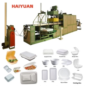 거품 버거 상자 성형 기계 좋은 가격에 대 한 작은 EPS 거품 컵 기계 일회용 거품 접시 피자 트레이 만들기 기계 - Product Image 1