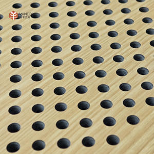Panneaux acoustiques perforés en placage ignifuge WINEGO HPL, panneaux acoustiques perforés écologiques en MGO de qualité A - Product Image 6