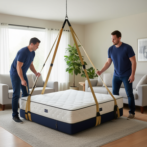 Correas ajustables para levantar colchones y muebles, correa de hombro portátil en forma de X, 60 mm de ancho y 8 mm de grosor - Product Image 2