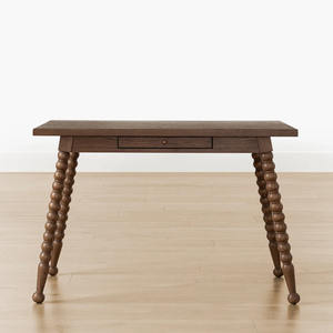 Bureau américain rétro en bois massif vieilli <span class=keywords><strong>Colonne</strong></span> romaine simple Wabi-Sabi Table d'écriture moderne <span class=keywords><strong>Commode</strong></span> de chambre à coucher durable pour l'entrée - Product Image 3