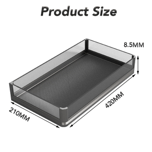 Vbosr Angolo Magico con Chiusura Morbida, Moderno Armadio <span class=keywords><strong>Dispensa</strong></span> in Alluminio, Cestello Estraibile Idraulico per Mobili da Cucina Modulari - Product Image 3