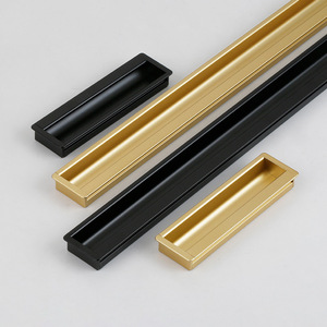 Modern Aluminium Invisible Drawer Cabinet Handles New Trends <b>for</b> <b>Dresser</b> Bedroom Wholesale <b>for</b> Mobile Car Kitchen Furniture - Product Image 2