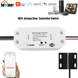 Tuya Smart <span class=keywords><strong>Wifi</strong></span> Abridor de puerta de garaje Control remoto Controlador de puerta automático Controlador de puerta corredera Venta directa de fábrica - Product Image 2