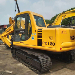 Excavadora Komatsu PC120-6 de Segunda Mano, Excavadora Original con Orugas, Sistema Hidráulico Potente, Cucharón de 0.5m, Motor de 12 Toneladas, Caja de Cambios - Product Image 2