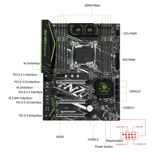 เมนบอร์ด HUANANZHI X99 พร้อมชุดคิท DDR4 สำหรับเดสก์ท็อป 2678v3/E5 2680v3 LGA2011 เมนบอร์ด X99 - Product Image 5