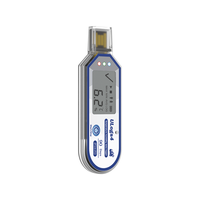 Enregistreurs de données de température et d'humidité jetables Enregistreur de température USB 90 jours Affichage LCD pour le transport