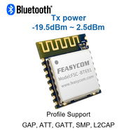 Dialogue de FSC-BT691 Feasycom DA14531 BLE 5.1 puce Transmission de données de faible puissance Module Bluetooth programmable prise en charge de la mise à niveau OTA