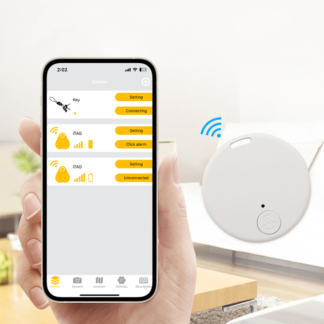 Tuya Smart Cat & Pet Plastic Tracker Tag with Anti Lost GPS+BLE Real-Time Tracking for IOS/Android