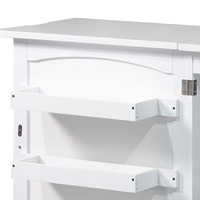 Table de couture pliante multifonctionnelle à 3 étagères réglable et moderne en bois pour meubles de maison et salon