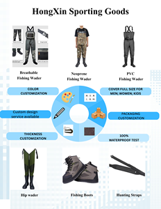 Pantalons de pêche en eau à 3 couches camouflage, imperméables et respirants, avec bretelles réglables, <span class=keywords><strong>3M</strong></span> <span class=keywords><strong>Thinsulate</strong></span> pour la pêche à la mouche et la chasse - Product Image 6