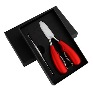 Stainless Steel Cuticle Clippers Set With Nail Cleaner For Pedicure Home Use In Gift Box - Product Image 5