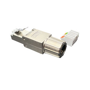 หัวต่อสายแลน FTP Shielded Cat6a <span class=keywords><strong>Cat7</strong></span> RJ45 แบบไม่ต้องใช้เครื่องมือ สำหรับสายเคเบิลอีเธอร์เน็ต 8P8C แบบไม่ต้องใช้เครื่องมือ Cat 7 หัวต่อเครือข่าย rj45 - Product Image 2