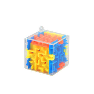 Mini laberinto de bolas, juguete de laberinto educativo temprano, laberinto rodante 3D para niños, rompecabezas giratorio tipo cubo de Rubik, venta al por mayor. - Product Image 3