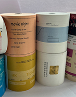 Imprimante ATM thermique blanche 80*80mm 49m 70gsm rouleau POS <span class=keywords><strong>Terminal</strong></span> papier 57x40mm échantillon d'impression caisse enregistreuse pour la banque de détail - Product Image 5