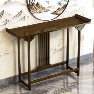 Mesa de Consola Ultrafina de Madera para <span class=keywords><strong>Pasillo</strong></span> Estrecho con Cajón de Almacenamiento para Vestíbulo - Product Image 1