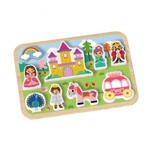 <span class=keywords><strong>3D</strong></span> Montessori Early Education Château coloré Jeu de <span class=keywords><strong>puzzle</strong></span> en <span class=keywords><strong>bois</strong></span> pour enfants - Product Image 2