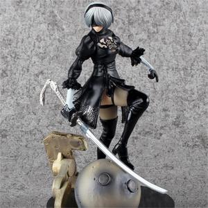NOUVELLE Figurine d'action et jouet de haute qualité en PVC, Yorha Nier:automata "<span class=keywords><strong>2b</strong></span> Ninja", figurine d'anime, jeu, fabrication sur mesure, Nier Automata - Product Image 2