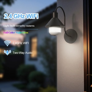 V380 3MP E27 Ampul Lamba 2.4G Kablosuz İç Mekan Güvenlik Kamerası İnsan Algılama Alarmı Panoramik Kamera 160 Derece Görüş Açısı ile - Product Image 2