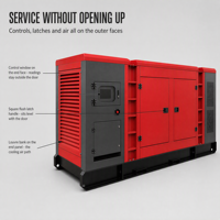 Groupe électrogène diesel de type ouvert ou super silencieux 100kW 160kW 200kW 250kW avec moteur Weichai remis à neuf