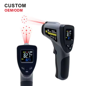 Termometer dapur inframerah <span class=keywords><strong>Digital</strong></span>, alat pengukur suhu non-kontak perangkat plastik untuk industri memanggang termometer laser - Product Image 3