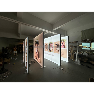 Gran oferta, marco de aluminio de diseño Modular personalizado, caja de luz de tela de tensión SEG, pantalla LED portátil, soporte de stand de feria comercial 10x20 - Product Image 5