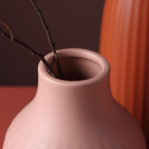 Nordic creative <span class=keywords><strong>vasi</strong></span> in ceramica semplici Morandi colore arte modello camera decorazione mobili soggiorno all'ingrosso regali e artigianato - Product Image 2