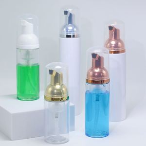 Flacon pompe moussant 30ml 50ml 2oz 80ml 100ml en PET pour cosmétiques et savons – Or rose, blanc, argent - Product Image 6