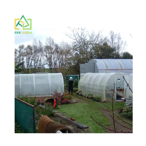Seepoem 2*3m Mini Kit <span class=keywords><strong>de</strong></span> Serre Tunnel <span class=keywords><strong>de</strong></span> <span class=keywords><strong>Jardin</strong></span> Feuille PE monocouche <span class=keywords><strong>Petit</strong></span> Intérieur Extérieur Walk-in Fabriqué <span class=keywords><strong>en</strong></span> <span class=keywords><strong>Plastique</strong></span> - Product Image 2