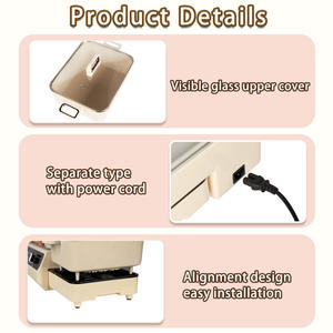 Grill électrique 2 en 1, plaque amovible, revêtement antiadhésif, sans fumée, utilisation commerciale, hôtel, grill électrique à fondue - Product Image 4