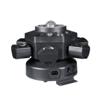 Lampu Moving Head LED RGBW 120W 25 Saluran Kontrol Suara Strobo UV untuk Taman Hiburan, DJ, Pesta, dan Klub