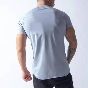 Camiseta de ropa de calle de algodón en blanco, camiseta de gran tamaño con hombros caídos, camiseta personalizada de alta calidad con estampado de peso pesado para hombres