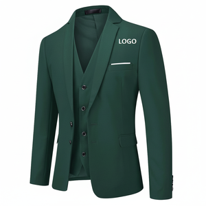 Manteau de costume d'affaires pour hommes manteau de smoking de travail en plein air formel respirant vêtements de bureau de mariage - Product Image 1