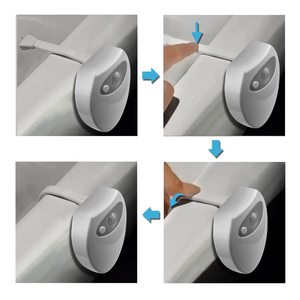 TOACH LED 16 Farben Toilette Dekoratives Licht Led Sitz Schüssel Lampe Smart <span class=keywords><strong>Motion</strong></span> Sensor Toiletten licht für zu Hause Badezimmer - Product Image 3