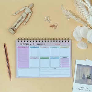 Tùy chỉnh in bìa cứng kế hoạch chương trình nghị sự truyền cảm hứng hàng ngày hàng tuần hàng tháng Tạp Chí cầu nguyện xoắn ốc ràng buộc Cuốn sách làm bằng bìa cứng - Product Image 1