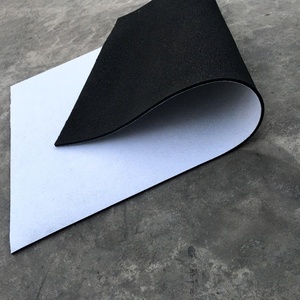 Tapis de porte en feutre de caoutchouc blanc uni en vrac pour l'extérieur, vierge, prêt pour la sublimation - Product Image 4