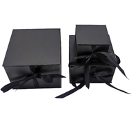 Boîte cadeau magnétique en carton durable personnalisable avec impression dorée pour mariage et bijoux, prix négociable