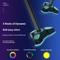 Support de bureau Yanjin ABS RGB pour casque de jeu et écouteurs – Accessoire essentiel