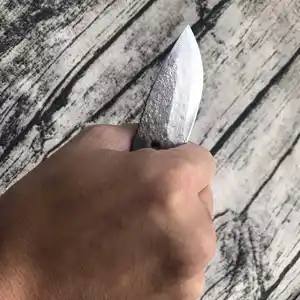 Only Blade for Outdoor Knife Vg12 Damascus Steel Forging Blank Blade Diy Sharp Replacement Vintage Folding or Fixed Knife Blade