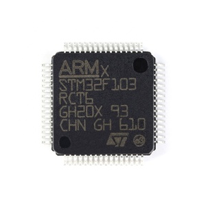 ใหม่ต้นฉบับ STM32 STM32F103 ชิปควบคุมไอซีไมโครคอนโทรลเลอร์-MCU 32 บิต ARM LQFP-64 STM32F103RCT6 - Product Image 1