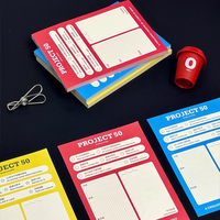 Ringbuch mit Loseblatt-Notizbuch, Abnehmbaren Trennblättern und Mehrfach-Gitterlayout für Wöchentlichen Budgetplaner, Büro-Schreibwaren-Set